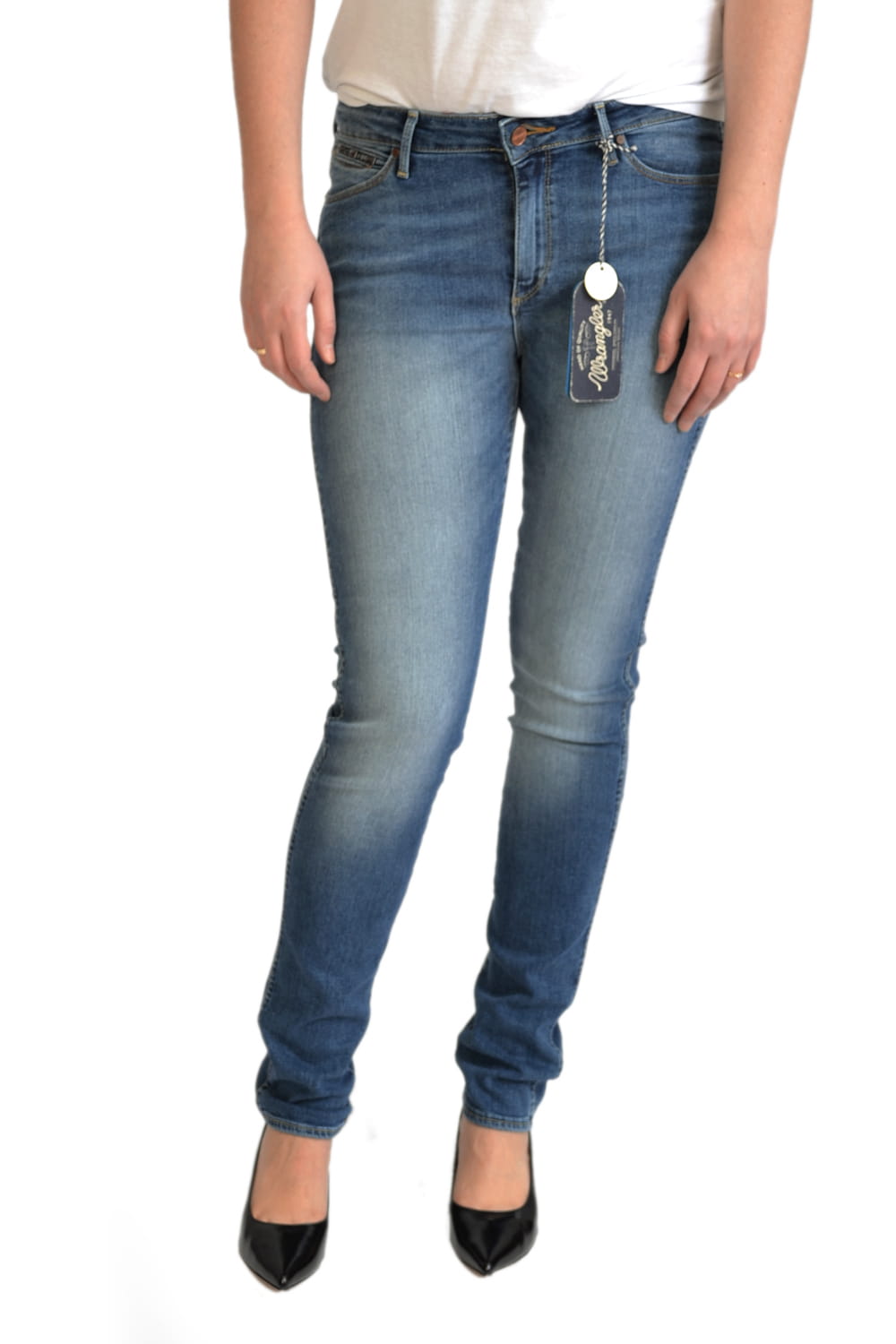 WRANGLER EVALYNN SALT STONE JEANSY DAMSKIE