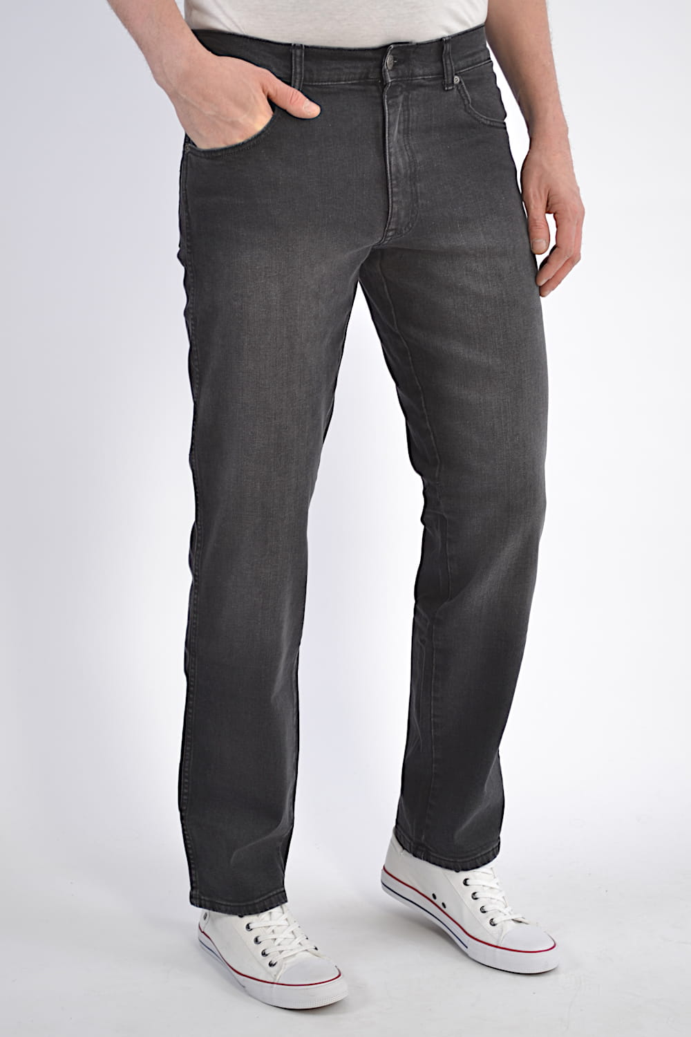 JEANSY MĘSKIE WRANGLER TEXAS 821 AUTHENTIC STRAIGHT CASH BLACK