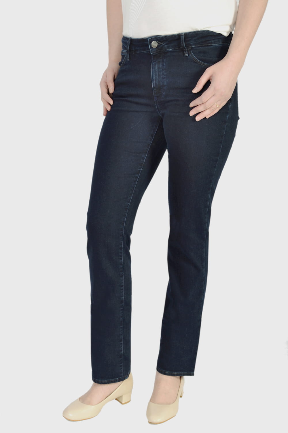 WRANGLER SARA NARROW MID WAIST MOONLIGHT