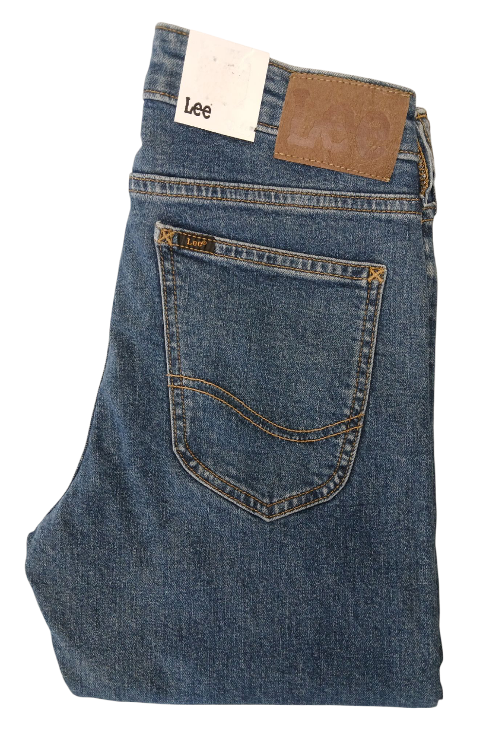 LEE MALONE SKINNY STONE BLUE MID RURKI MĘSKIE sec