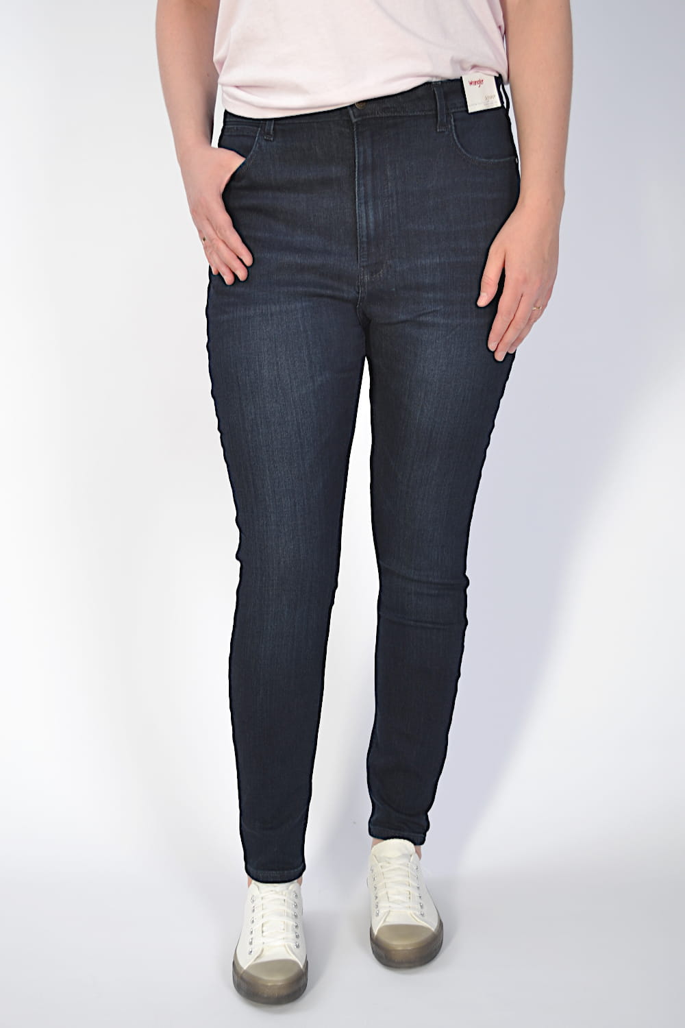WRANGLER SKINNY COLDSPRING RURKI DAMSKIE Z WYSOKIM STANEM