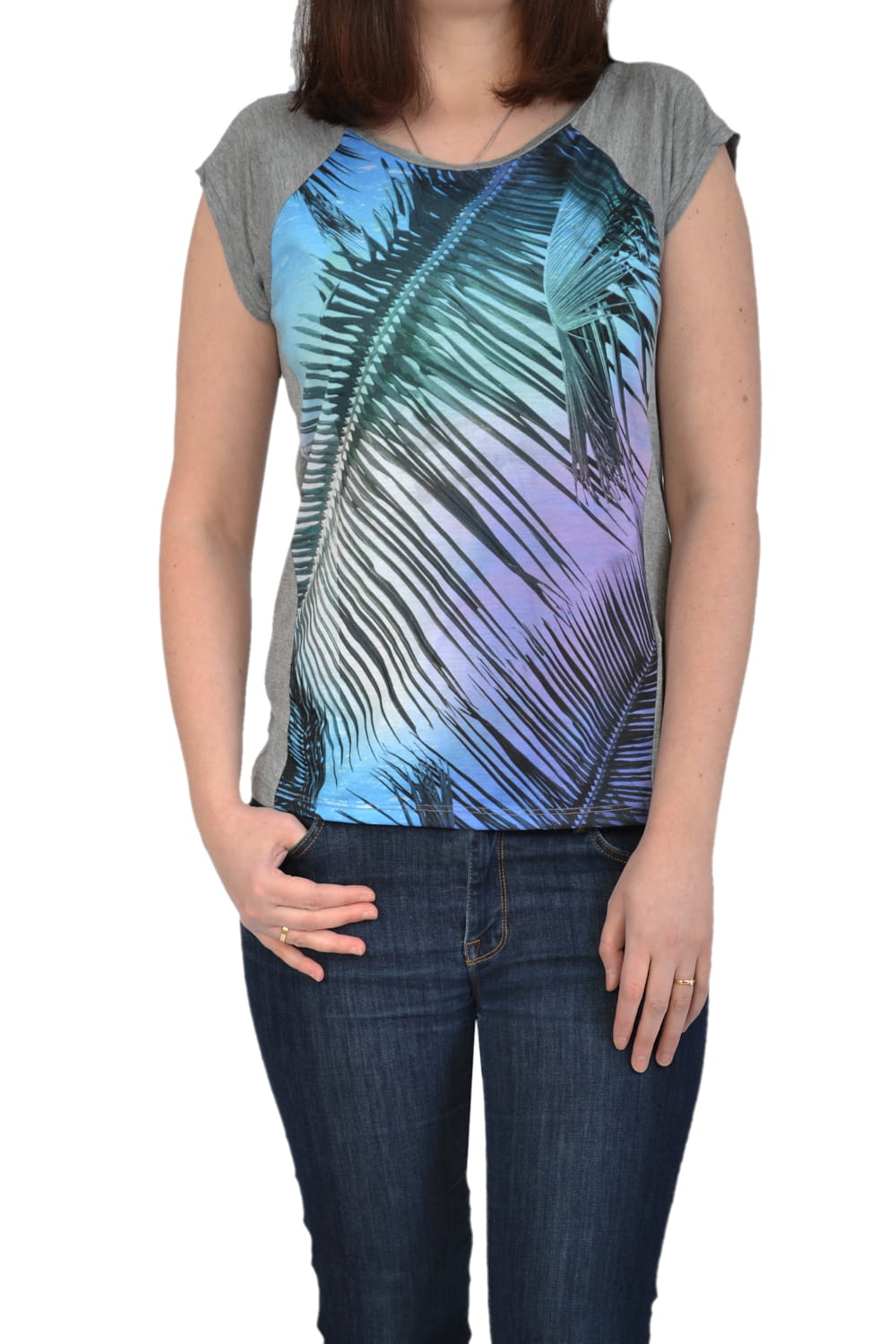 WRANGLER PALM MELE TEE T-SHIRT DAMSKI