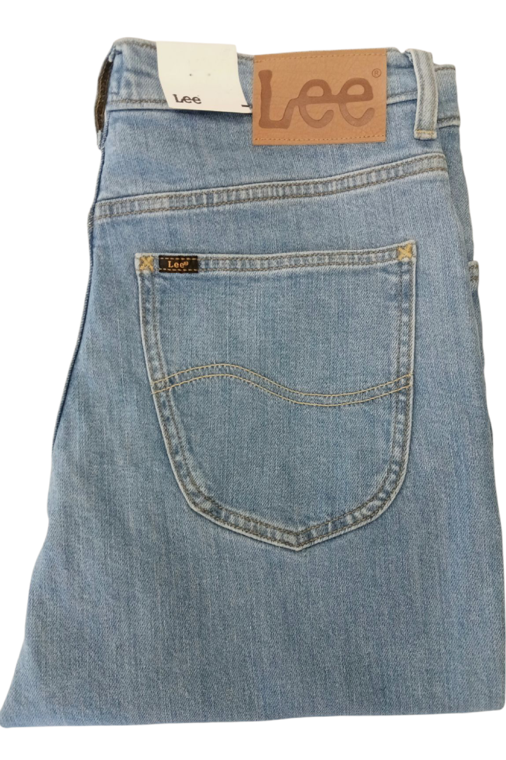 LEE BROOKLYN STRAIGHT LIGHT STONE JEANSY MĘSKIE sec