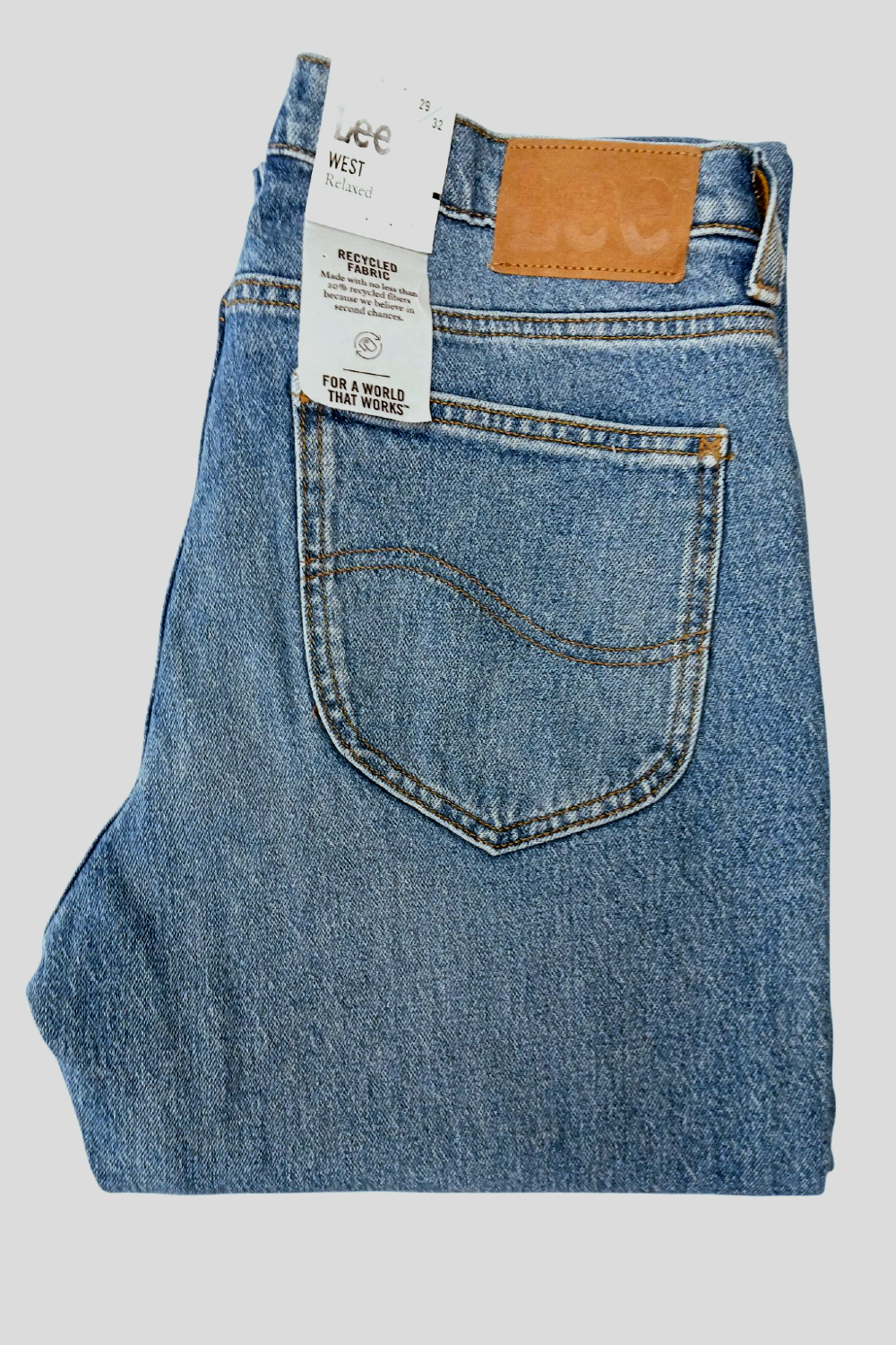 LEE WEST INTO THE BLUE WORN JEANSY MĘSKIE sec