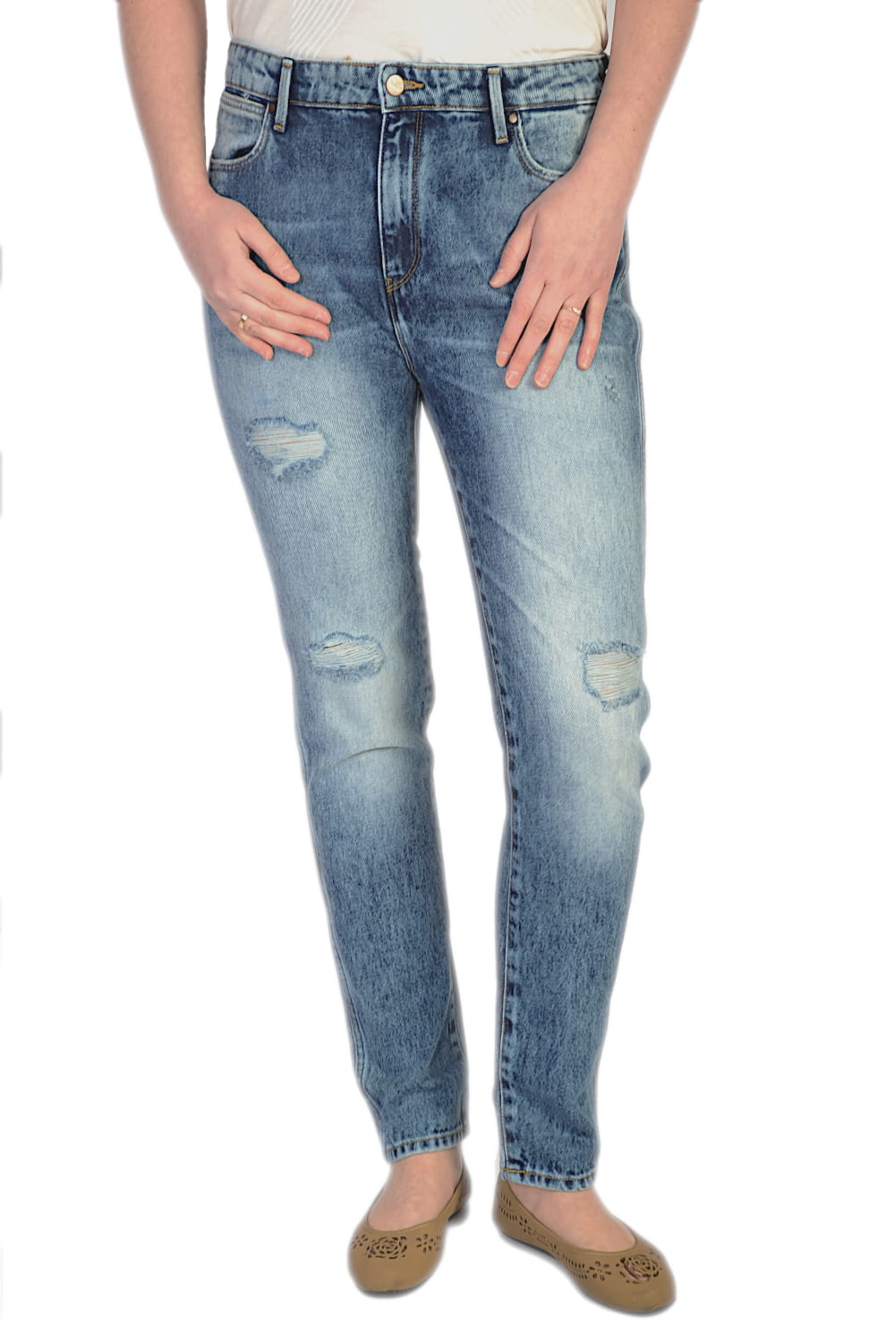 WRANGLER BOYFRIEND VINTAGE WORN JEANSY DAMSKIE