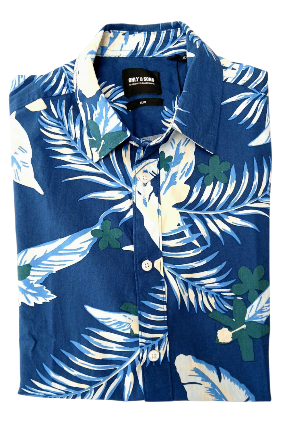 ONLY & SONS ONSDIRK SS POPLIN AOP KOSZULA MĘSKA