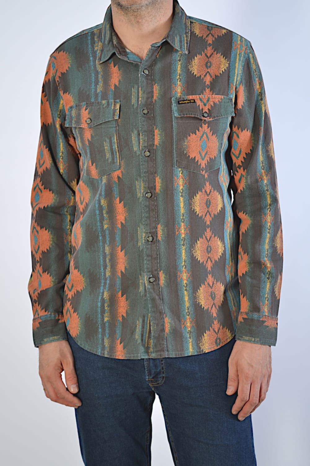 WRANGLER & BILLABONG WESTWARD TWILL LS KOSZULA MĘSKA