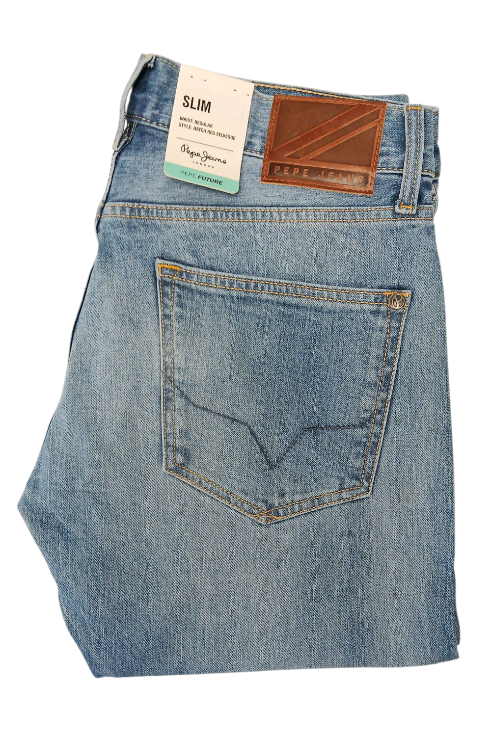 PEPE JEANS SLIM HATCH REG SELVEDGE DENIM JEANSY MĘSKIE
