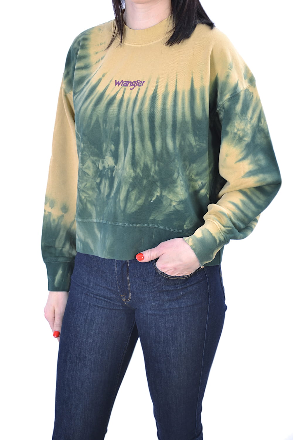 WRANGLER HIGH RIB BOXY RETRO BLUZA DAMSKA