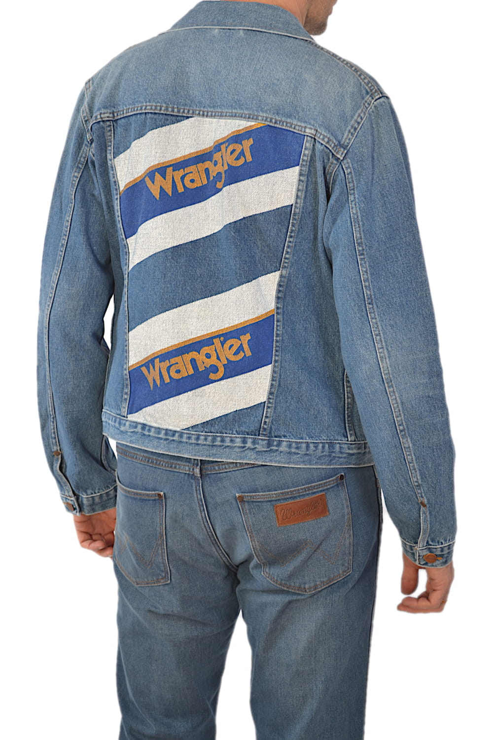 KATANA MĘSKA WRANGLER RETRO JACKET B&Y BOWSER KURTKA JEANSOWA