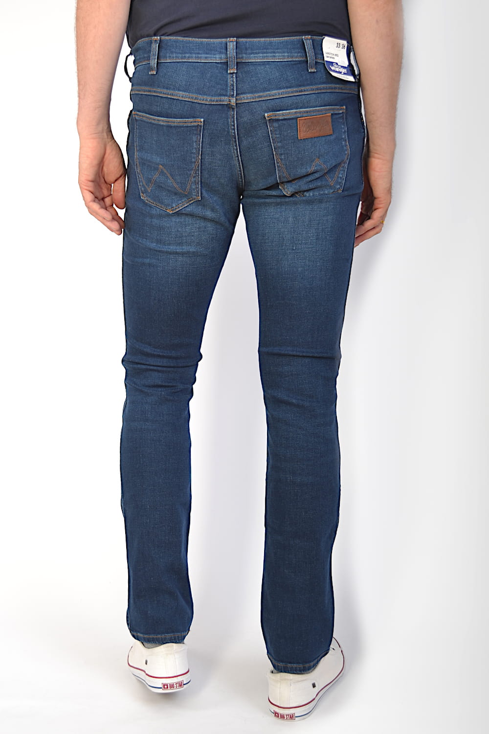 WRANGLER LARSTON 812 SLIM TAPERED FOR REAL JEANSY MĘSKIE