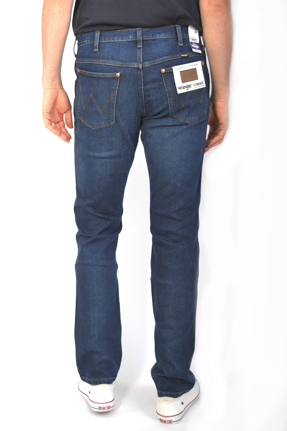 WRANGLER 11MWZ ORIGINAL SLIM FAR AWAY JEANSY MĘSKIE