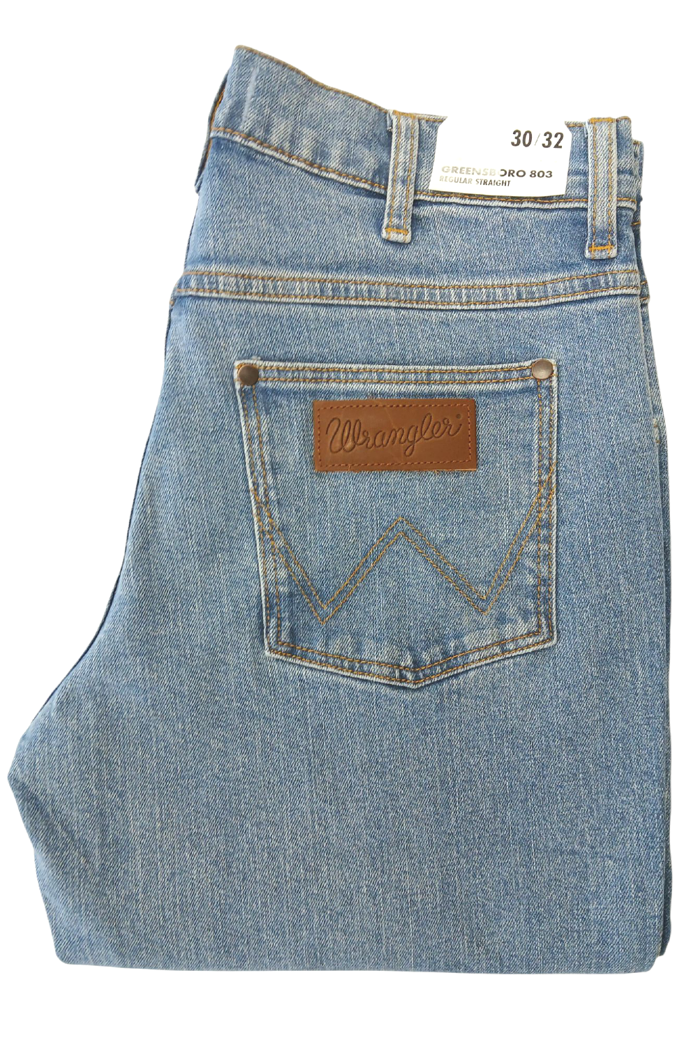 WRANGLER GREENSBORO 803 REGULAR STRAIGHT HERO JEANSY MĘSKIE sec