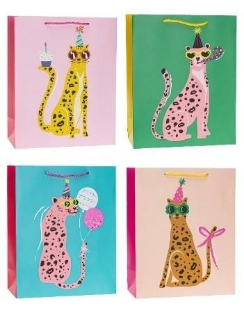 Torebka ozdobna 31x42x12cm party mix Rozette - artykuł papierniczy