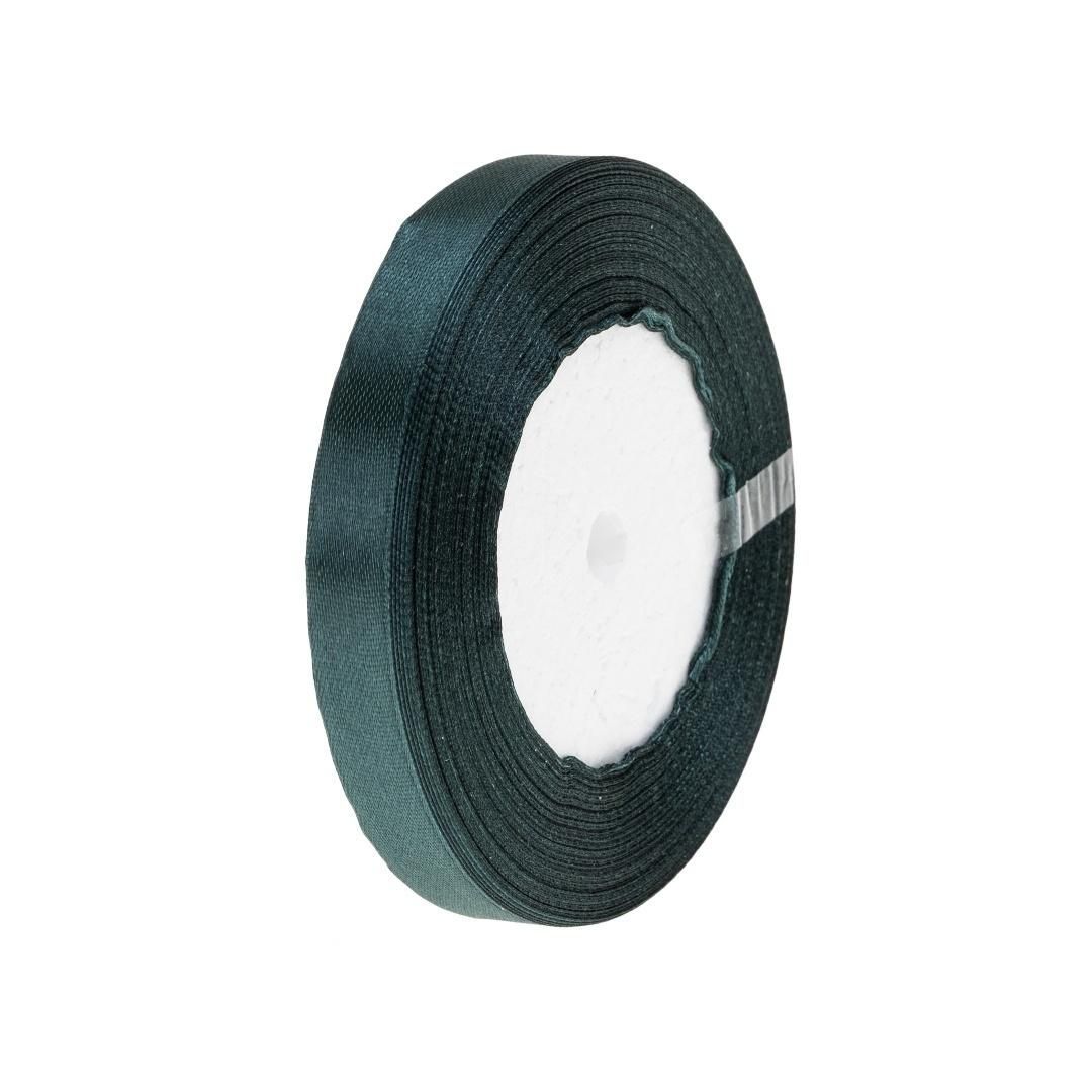 Wstążka satynowa 74 zieleń butelkowa 12mm32m
