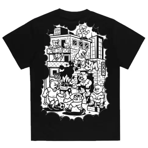 Środowisko Miejskie T-shirt Koszulka Urban Jungle Black