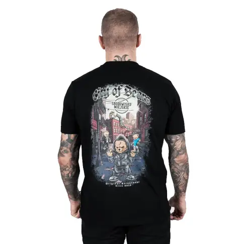 Środowisko Miejskie T-shirt Koszulka City of Bears Black