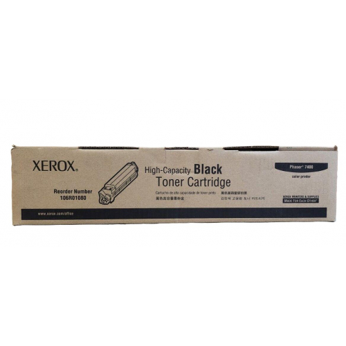 106R1080 XEROX PHASER 7400 TONER CARTRIDGE CZARNY