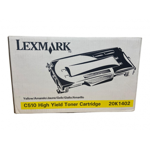 20K1402 LEXMARK C510 TONER CARTRIDGE ŻÓŁTY