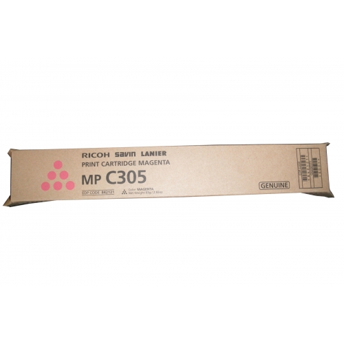 842121 RICOH AFICIO MP C305SP TONER CARTRIDGE MAGENTA