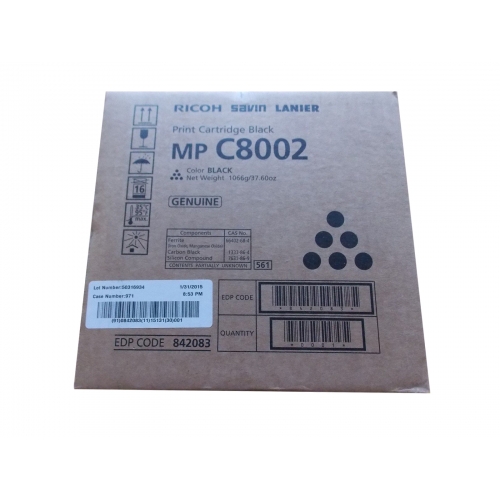 842083 RICOH MP C6502 TONER CARTRIDGE CZARNY