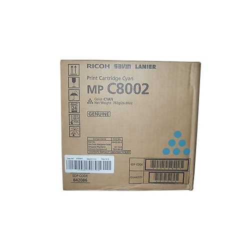 842086 RICOH MP C6502 TONER CARTRIDGE CYJAN