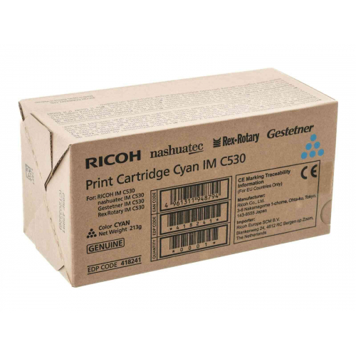 418241 RICOH IM C530 TONER CARTRIDGE CYJAN