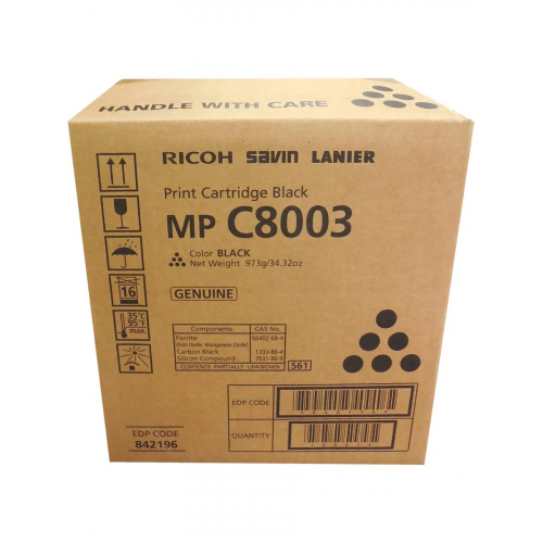 842196 RICOH MP C6503SP TONER CARTRIDGE CZARNY