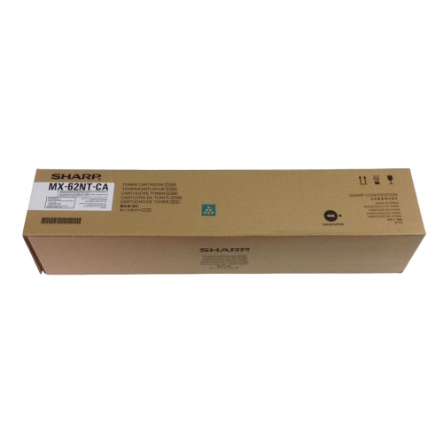 MX-62NT-CA SHARP MX-6240N TONER CARTRIDGE CYJAN