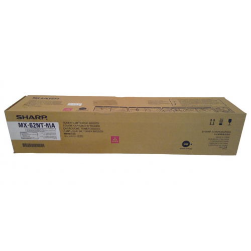MX-62NT-MA SHARP MX-6240N TONER CARTRIDGE MAGENTA