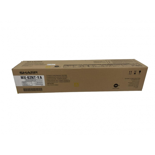 MX-62NT-YA SHARP MX-6240N TONER CARTRIDGE ŻÓŁTY