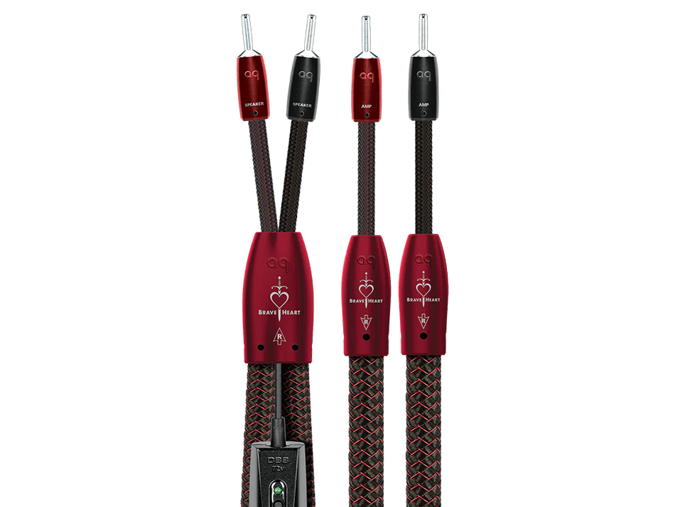 Audioquest Brave Heart Full Range Banana Silver (2,5 m)