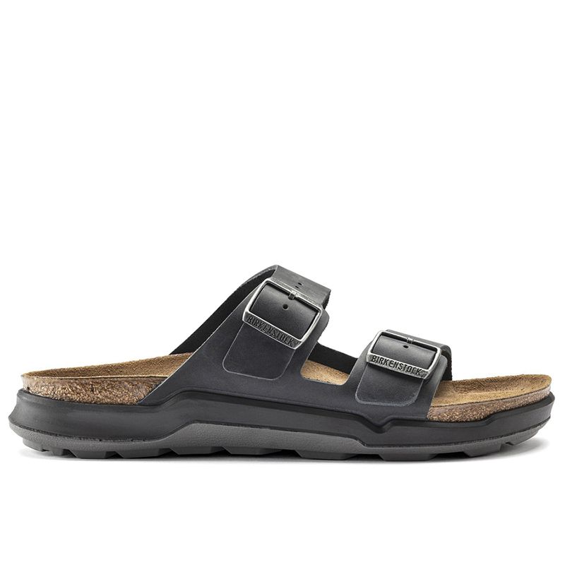 Klapki męskie Birkenstock Arizona Crosstown 1018461 - czarne