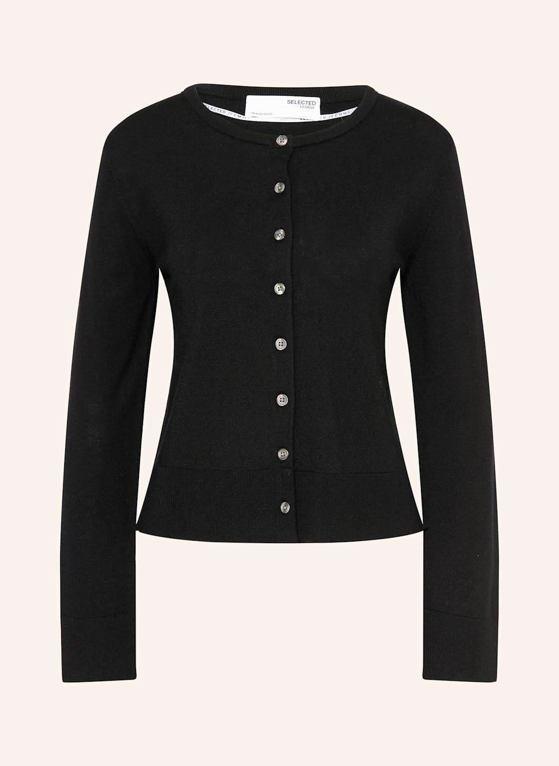Selected Femme Kardigan schwarz