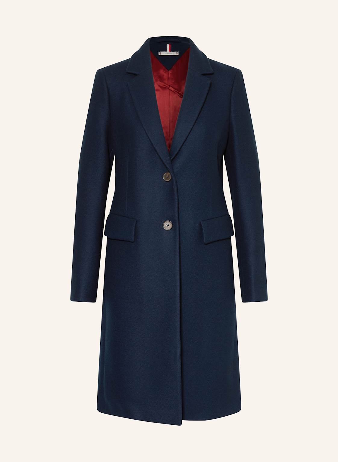 Tommy Hilfiger Płaszcz Wełniany blau