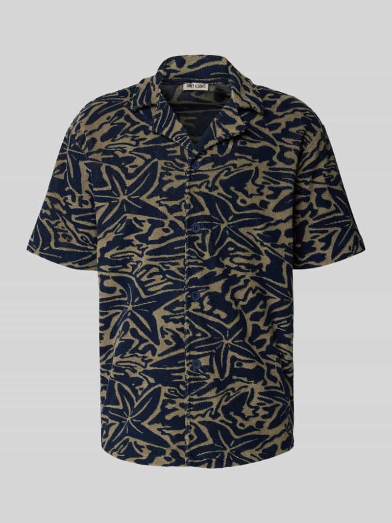 Koszula casualowa o kroju relaxed fit z mieszanki bawełny model ‘SEARL’