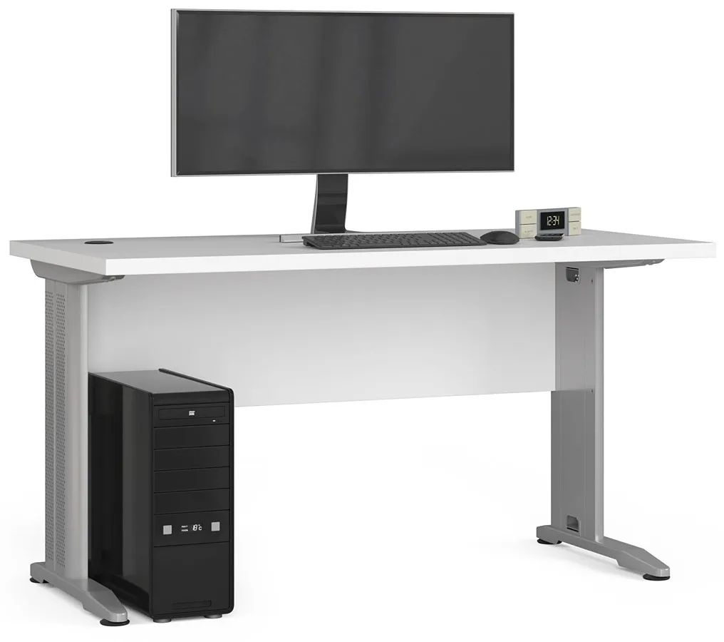 Elior Białe biurko komputerowe - Rook