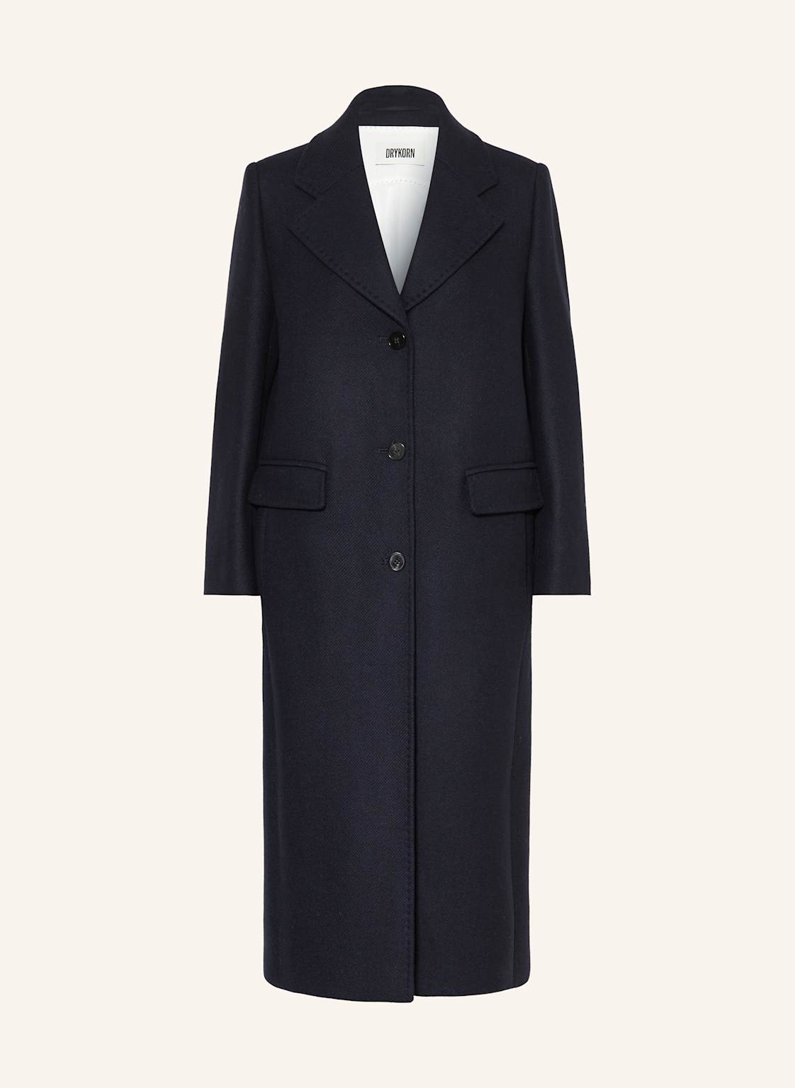 Drykorn Płaszcz Wełniany Aisby blau