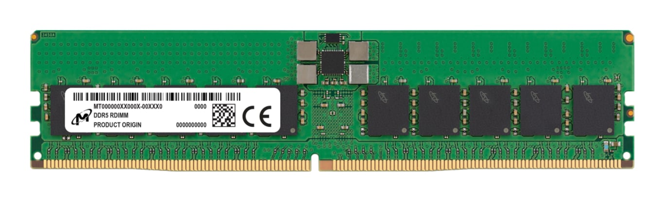 Micron MTC20F1045S1RC56BR moduł pamięci 32 GB 1 x 32 GB DDR5 Korekcja ECC