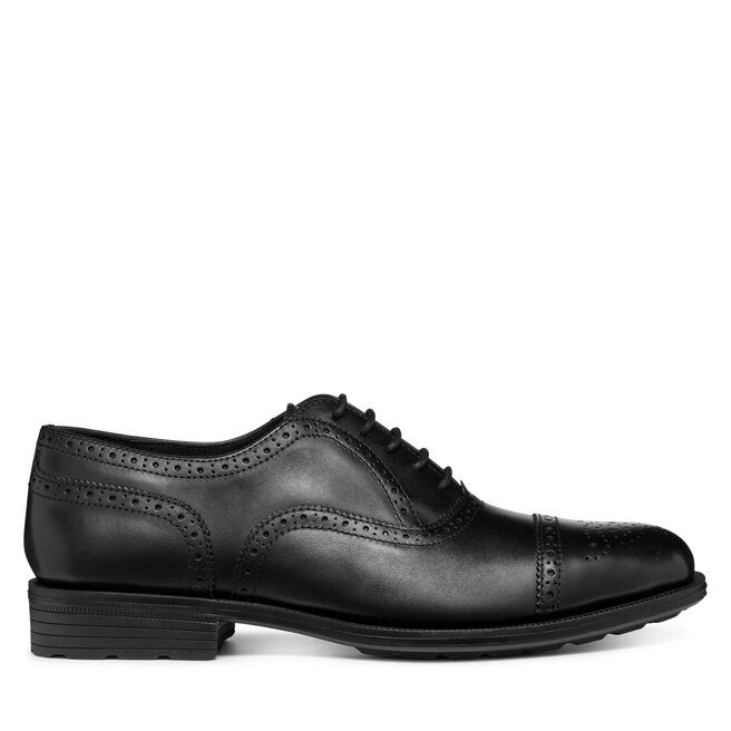 Półbuty Geox U Walk Pleasure F U46H8B 00043 C9999 Czarny