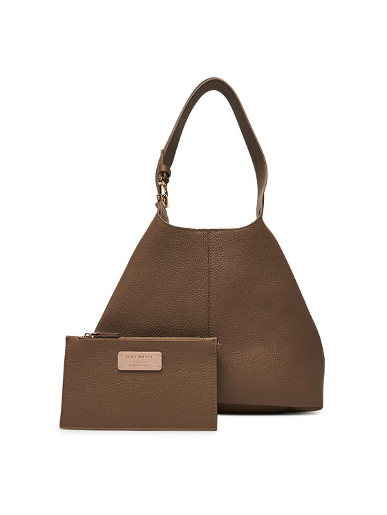 Coccinelle Torebka Hand Grained L E1 SHA 11 02 01 Beżowy