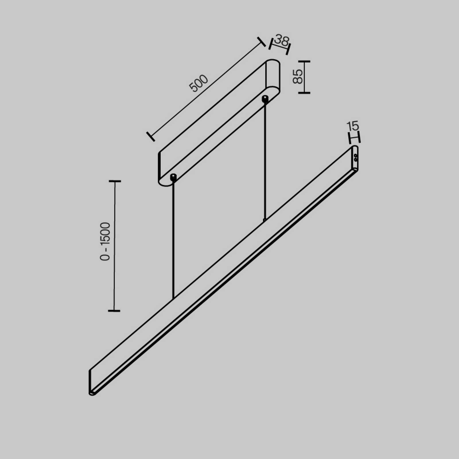 Maytoni Lampa wisząca Ephoria, możliwość ściemniania, biały / opal, salon / jadalnia, aluminium