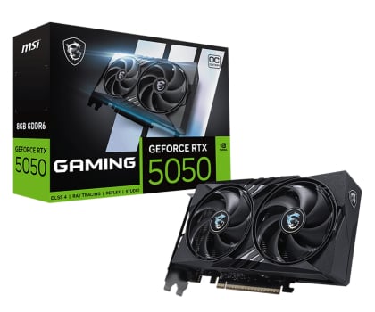 MSI GeForce RTX 5050 Gaming OC 8GB GDDR6 DLSS4
