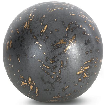 Kula dekoracyjna EUROFIRANY Ariela 2 10 x 10 cm Grafitowy