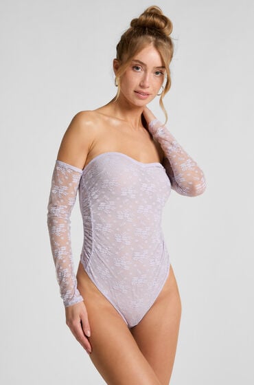 Hunkemöller Body Fiona Fioletowy