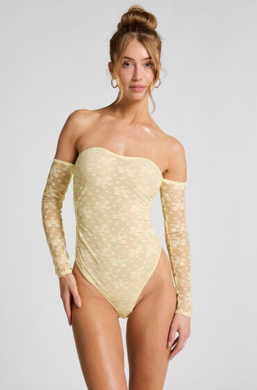 Hunkemöller Body Fiona Żółty