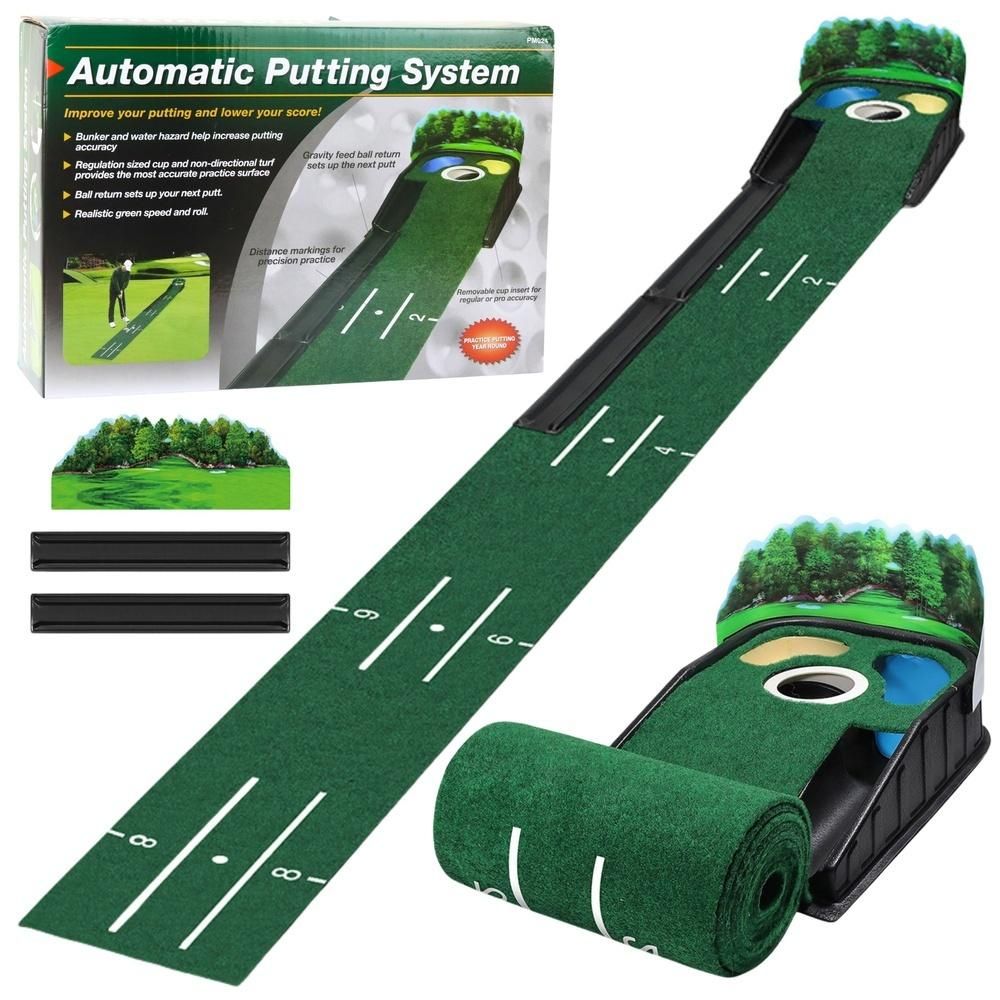 Mata treningowa z filcu do gry w golfa 175cm Leantoys - gra