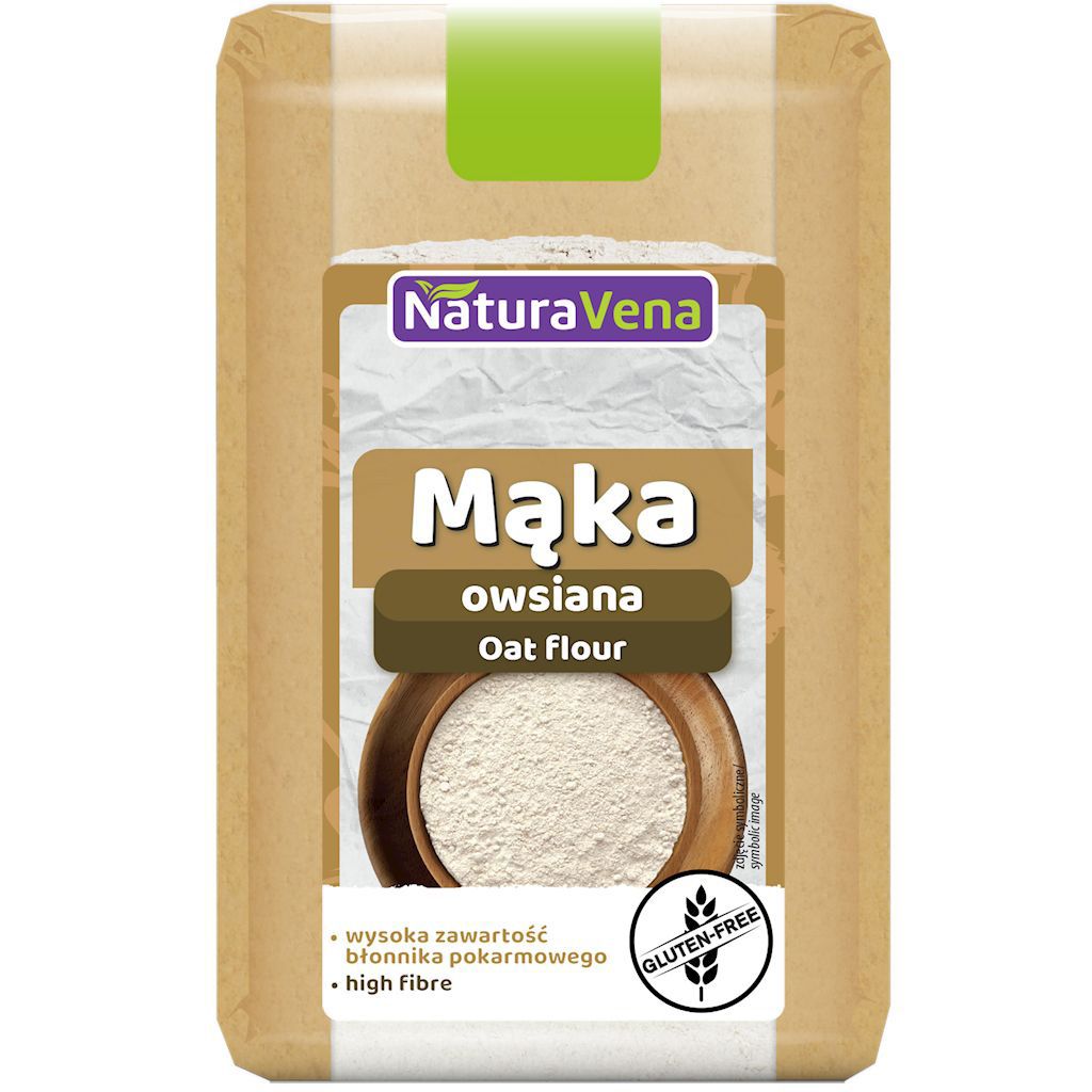 NaturaVena Mąka owsiana 400 g - mąka