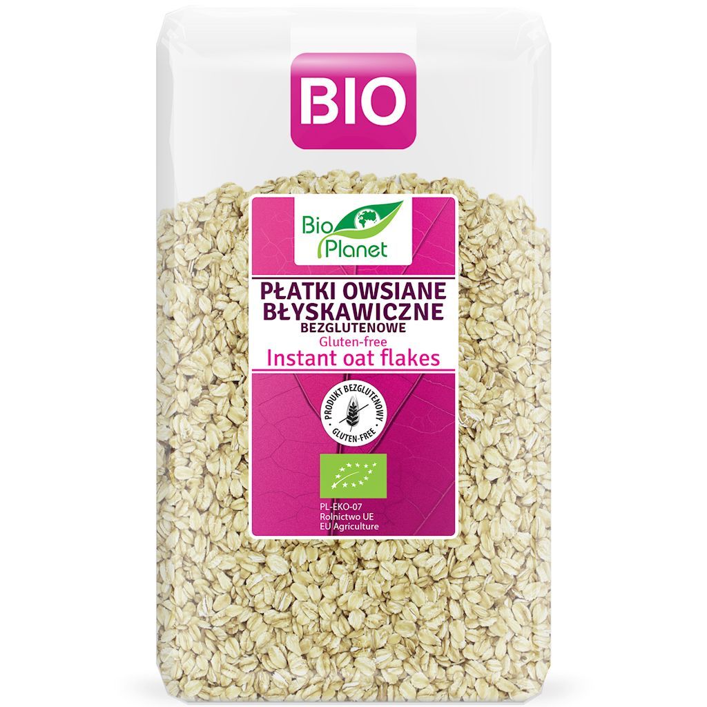 Bio Planet Płatki owsiane błyskawiczne 600 g Bio - żywność