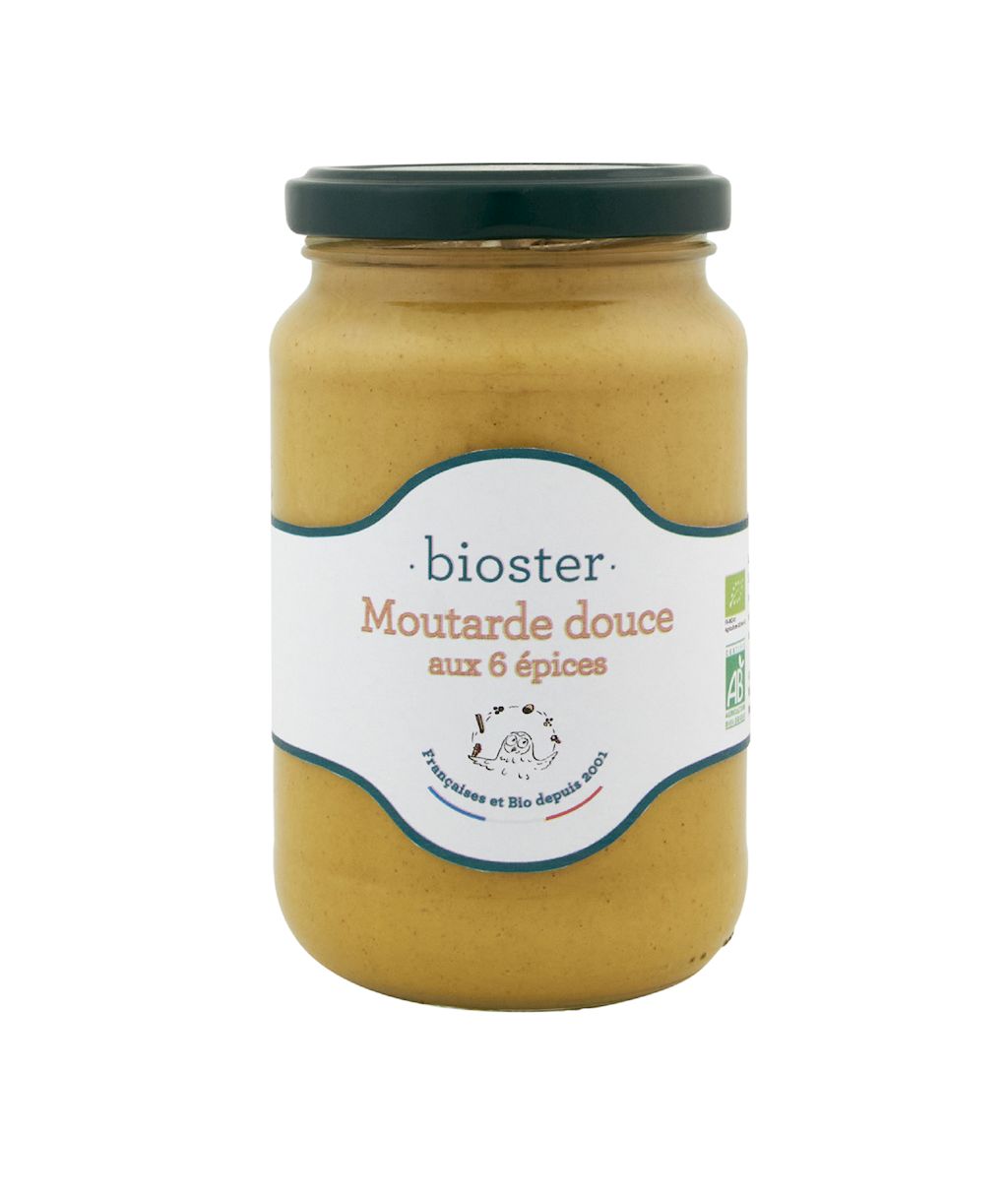 Bioster Musztarda z 6 przyprawami 350 g Bio - sos
